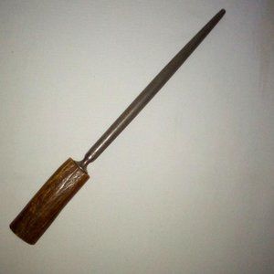 Antler Handle Knife Sharpening Steel Rod:  J.A. Henckels Twinworks.  Vintage